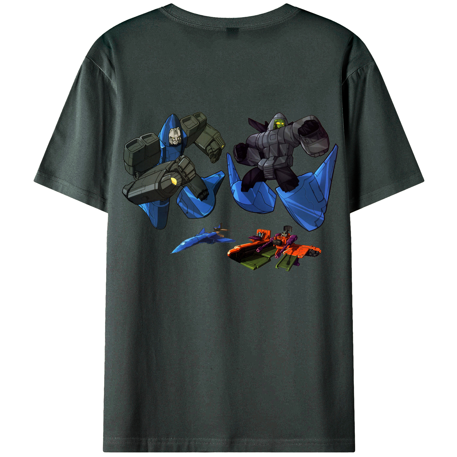 （画像用）  綿100％ メンズ半袖Tシャツ（バックプリント） 通気性